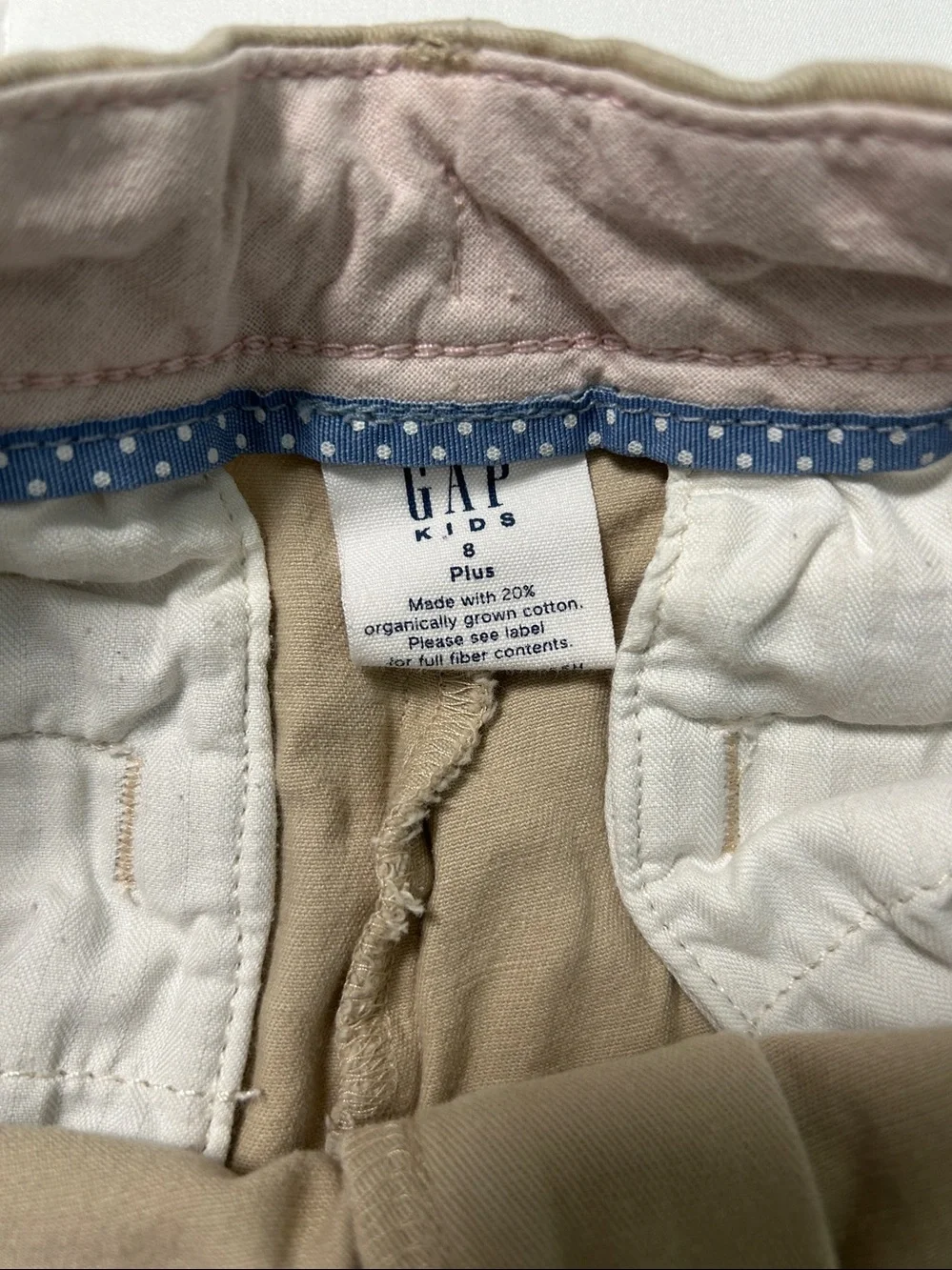 GAP Kids School Tan Chino Bermuda Shorts Size 8 Plus Girls School Gap Shorts